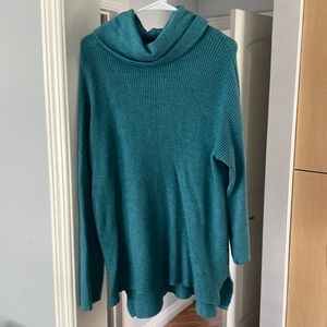 Cyrus Scoop Turtle Neck Knit Sweater